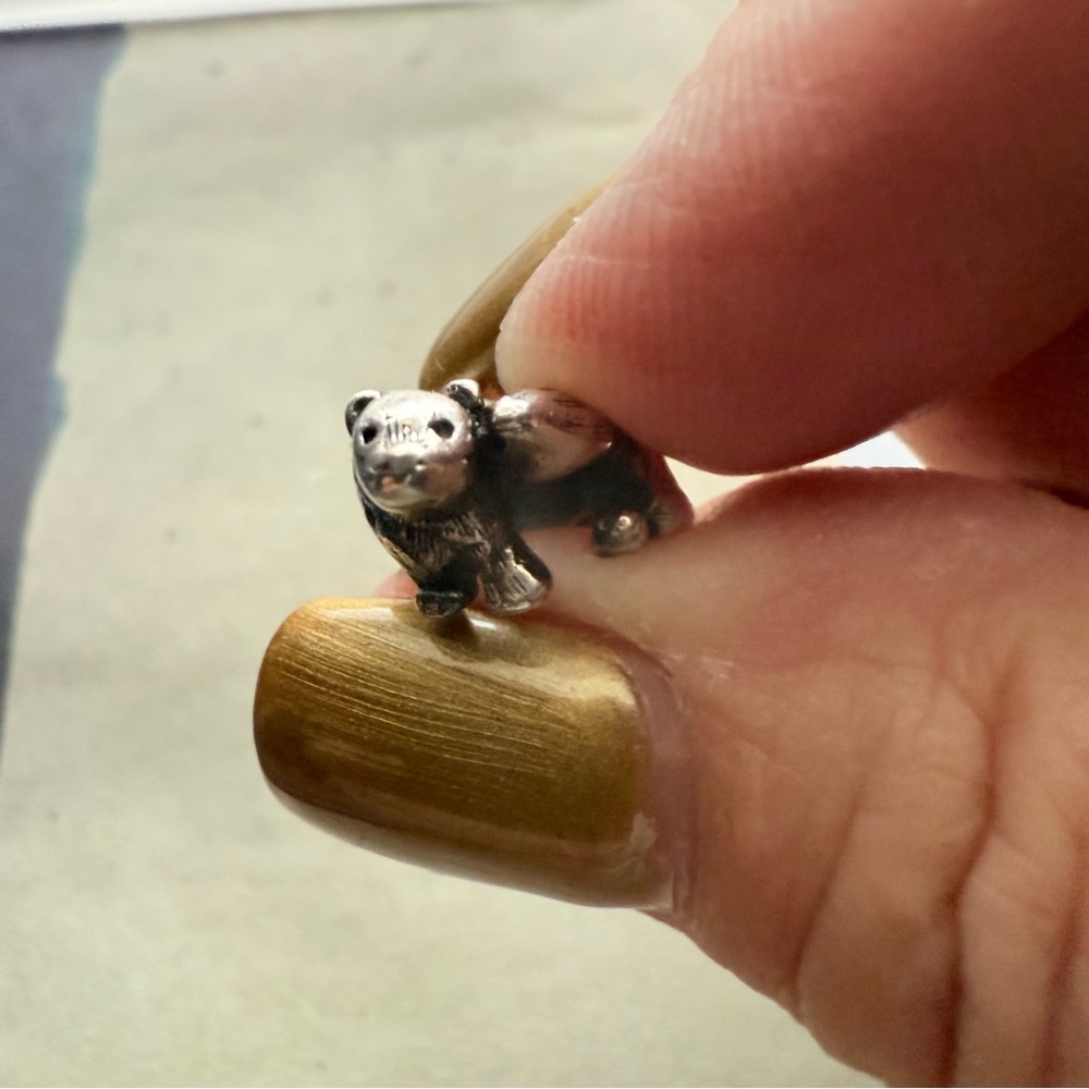 Trollbeads Retired “Mink” Sterling Silver Bead – Rare Animal Design